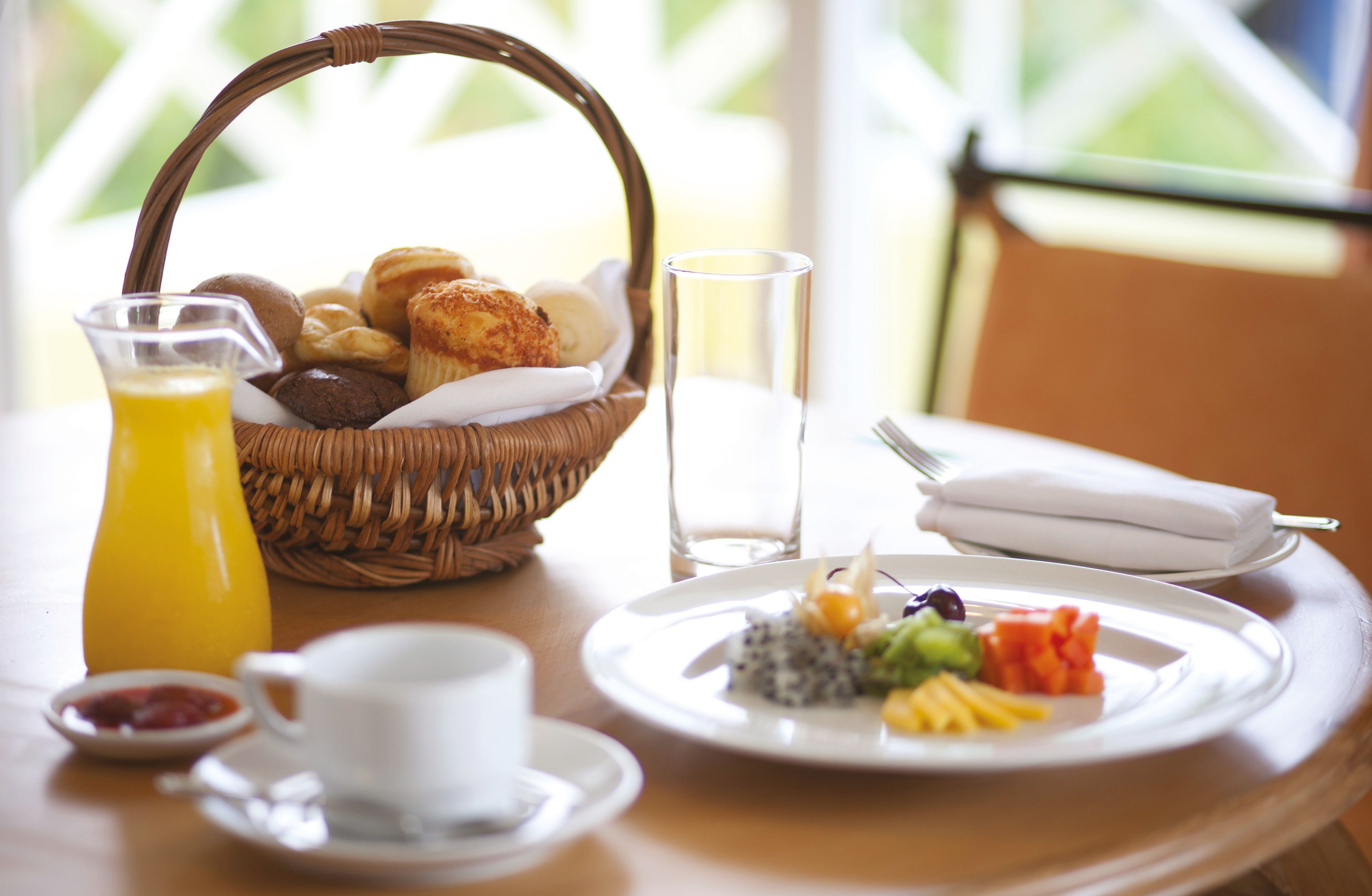 Petit déjeuner buffet servi tous les jours en supplément