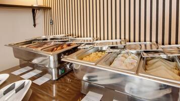 Daily buffet breakfast (EUR 12 per person)