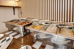 Daily buffet breakfast (EUR 12 per person)