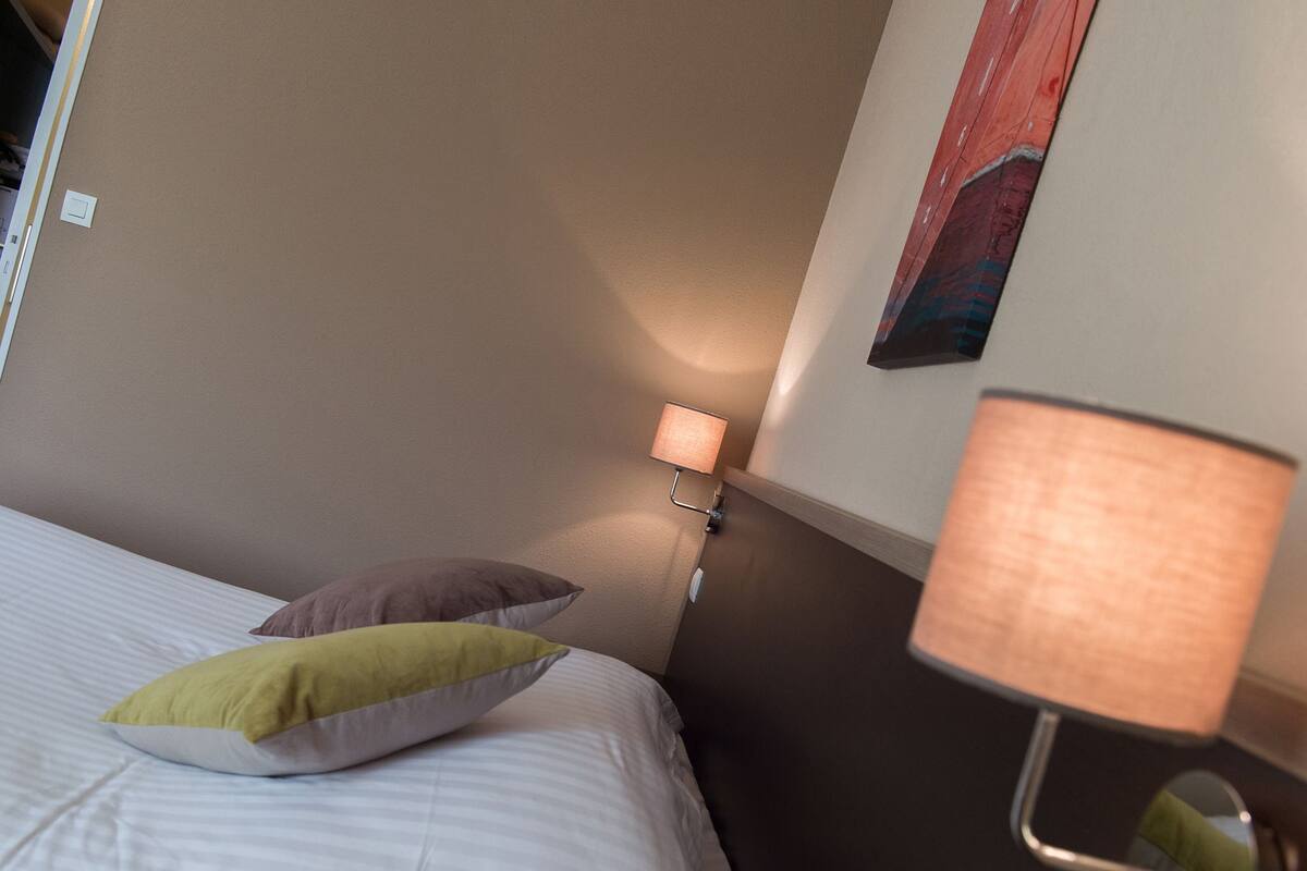 Desk, iron/ironing board (on request), free cots/infant beds, free WiFi