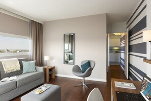 Appartement, 1 chambre | Aire de séjour | Téléviseur à écran plat