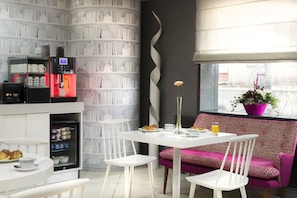 Daily buffet breakfast (EUR 14 per person)