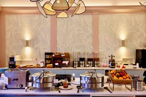 Daily buffet breakfast (EUR 14 per person)