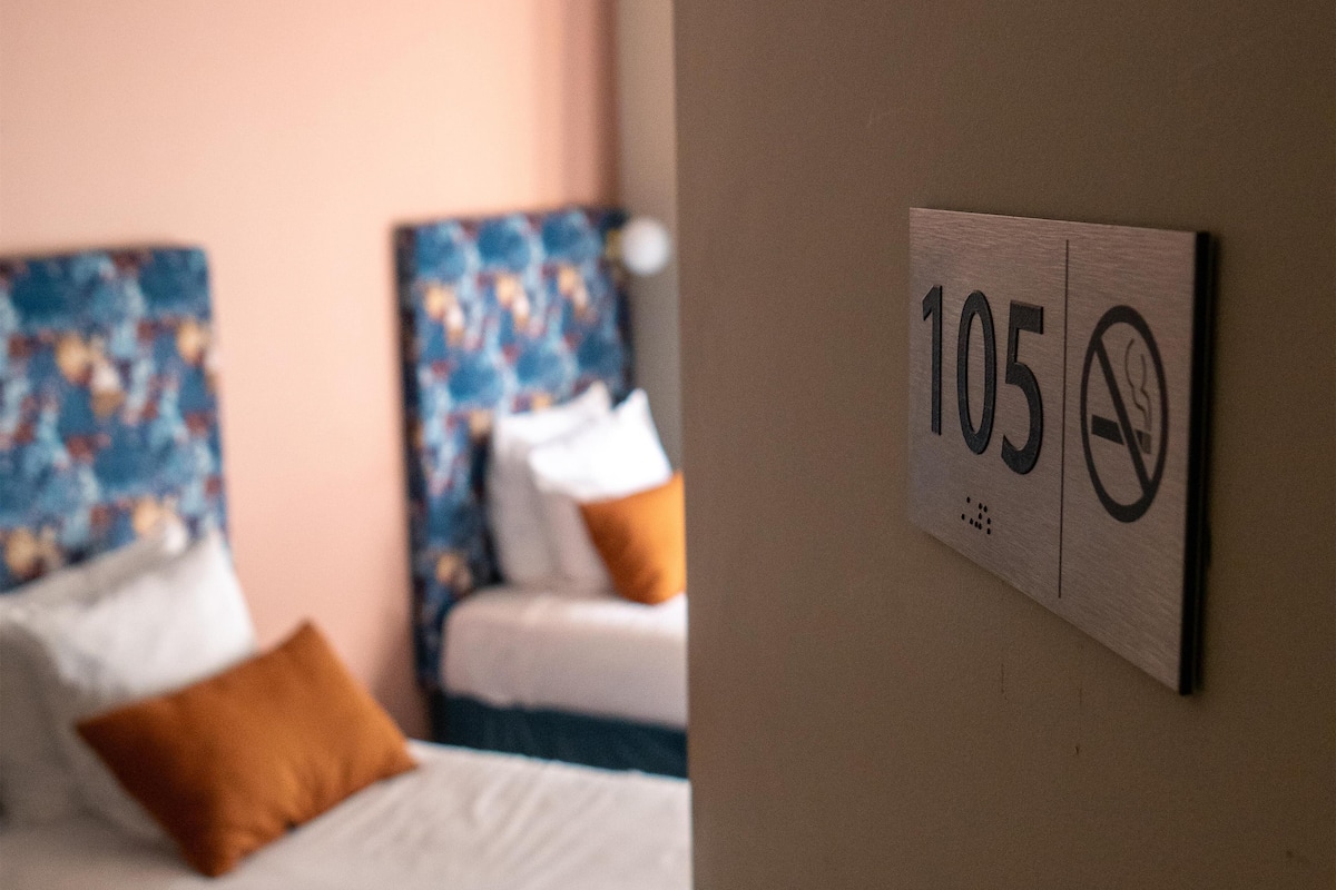 Chambre Confort, 2 lits une place