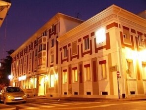 Front of property – evening/night