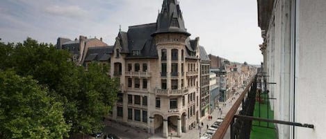 Vue depuis lâhĂ©bergement