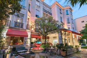 Front of property - evening/night