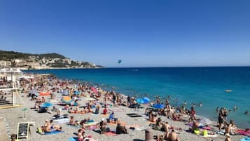 Na praia