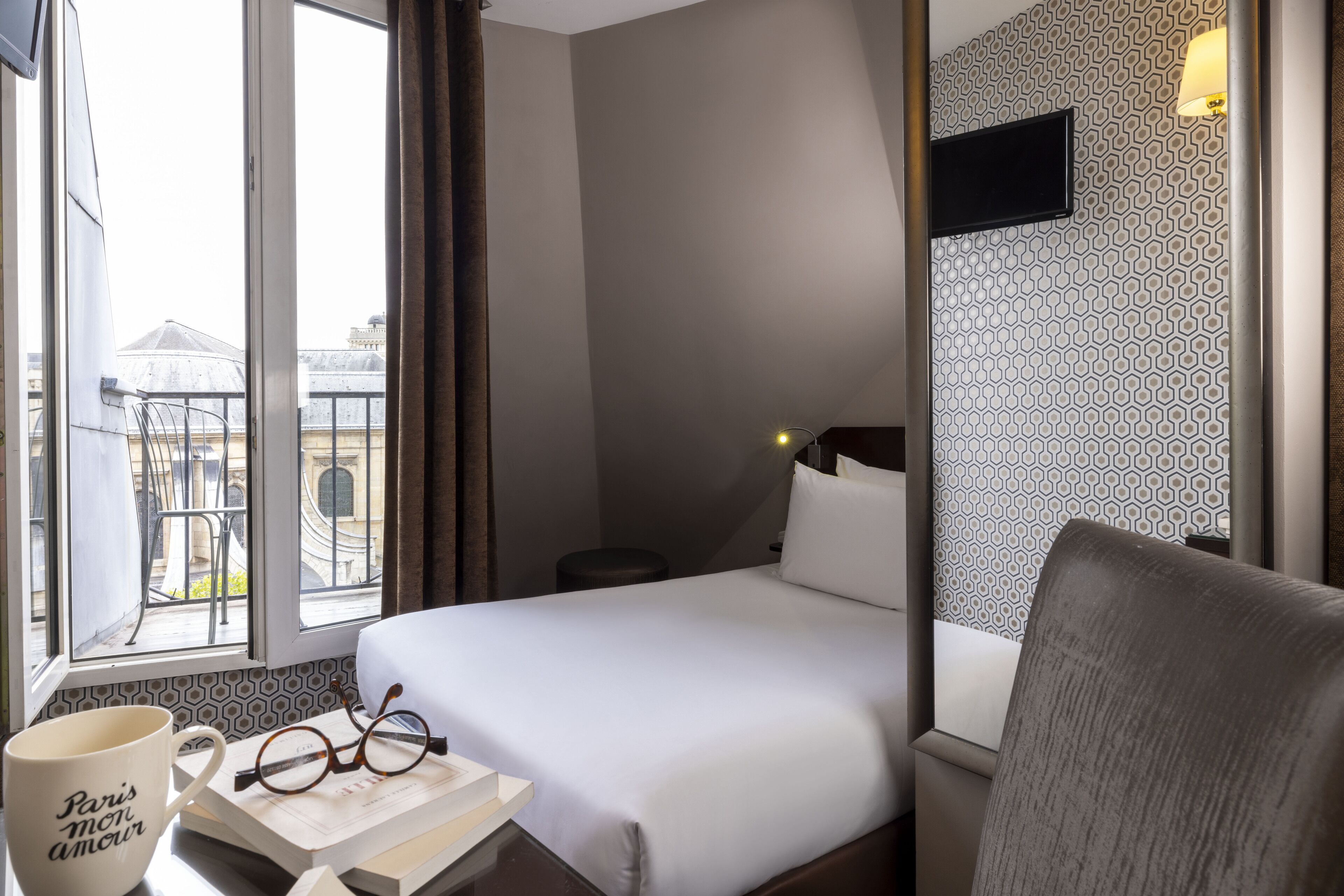 superior single room with balcony | premium bedding, minibar, in-room safe, individually decorated