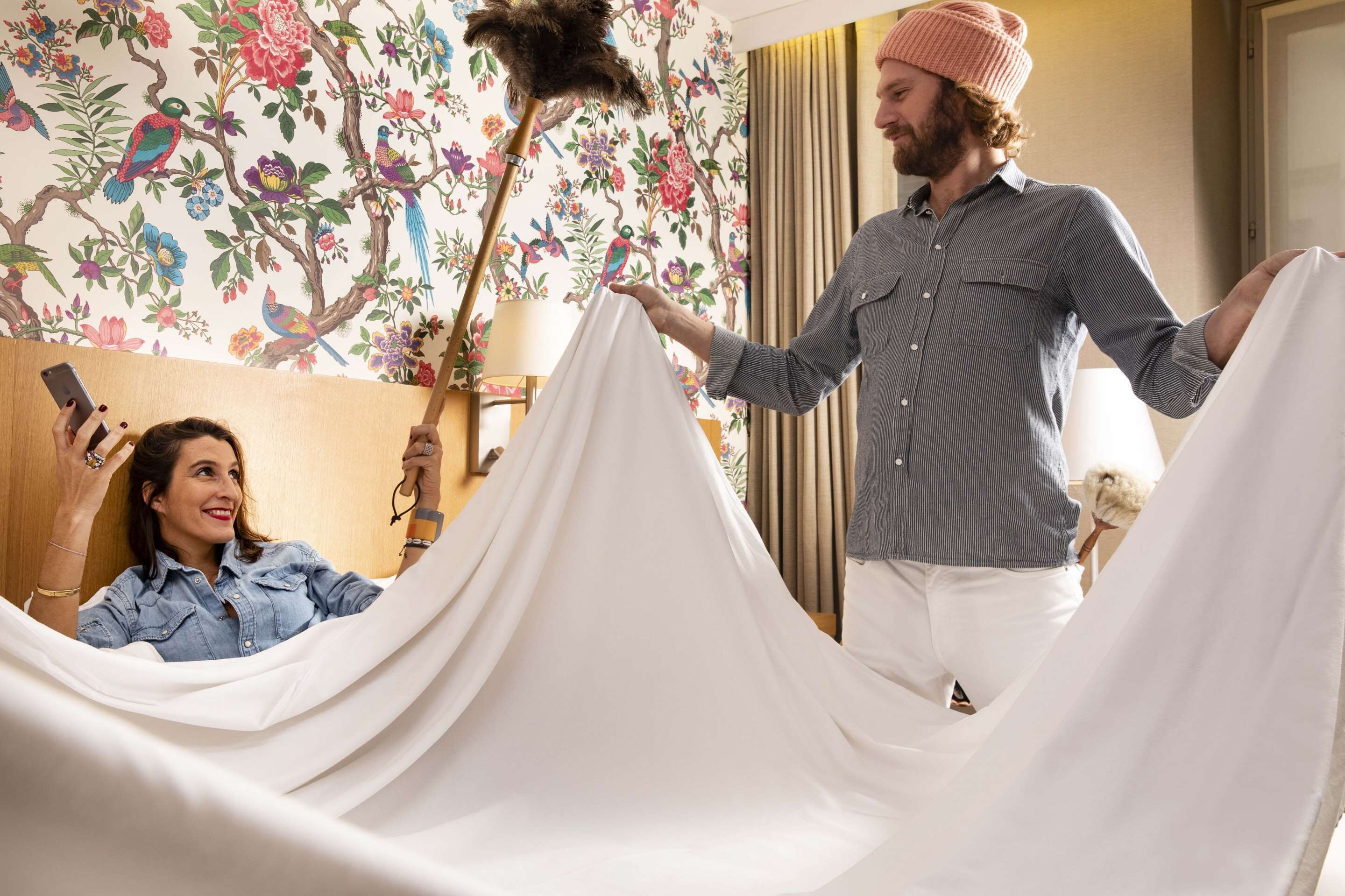 1 bedroom, hypo-allergenic bedding, down duvets, in-room safe