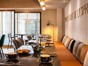 Daily buffet breakfast (EUR 20 per person)