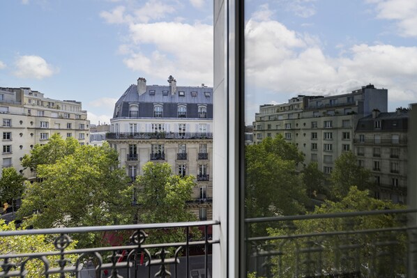 Vue sur la ville depuis l’hébergement