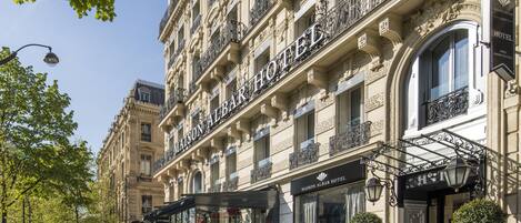 Majoituspaikan julkisivu