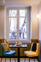 Daily buffet breakfast (EUR 17 per person)