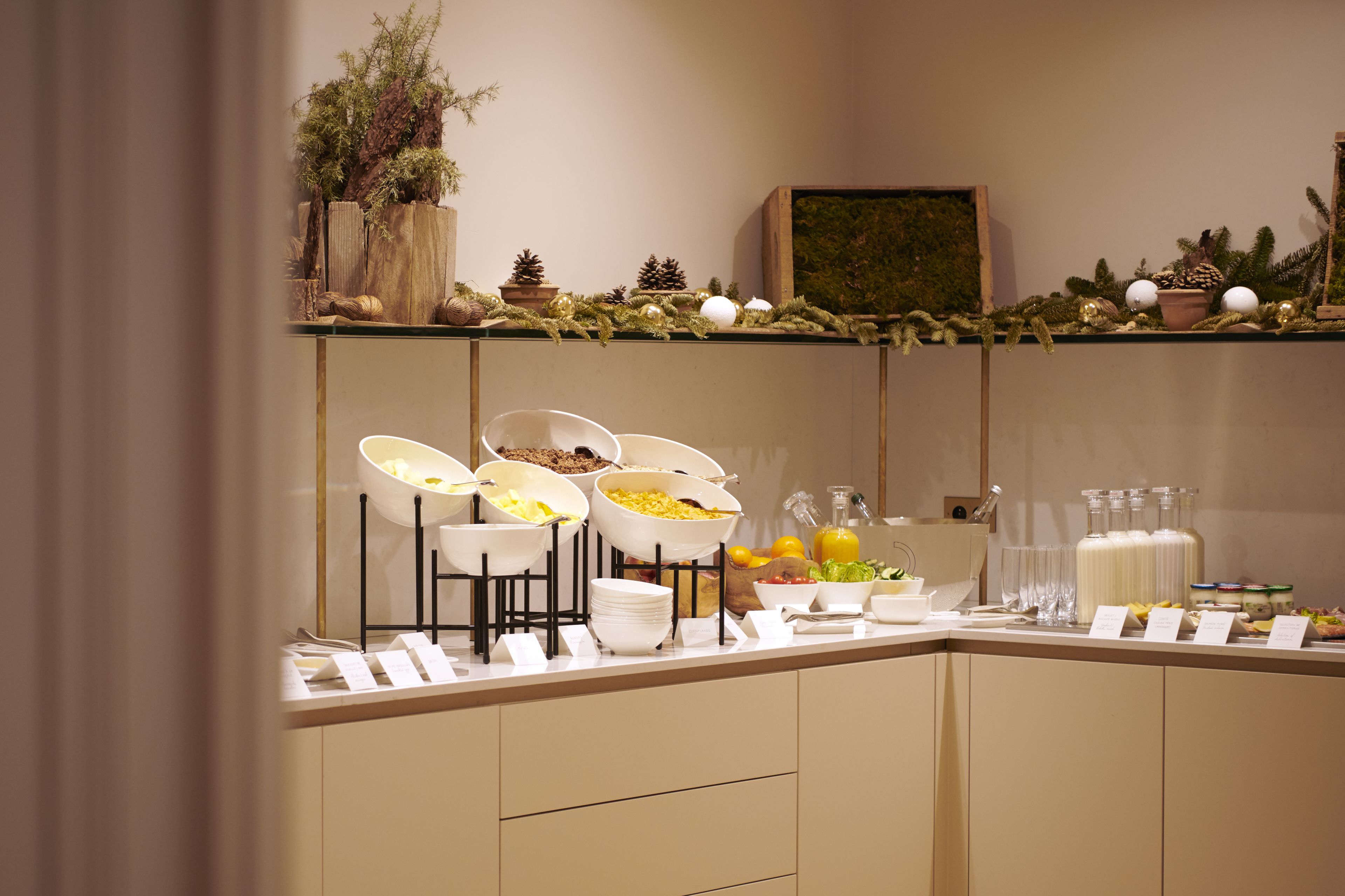 daily buffet breakfast (eur 38 per person)