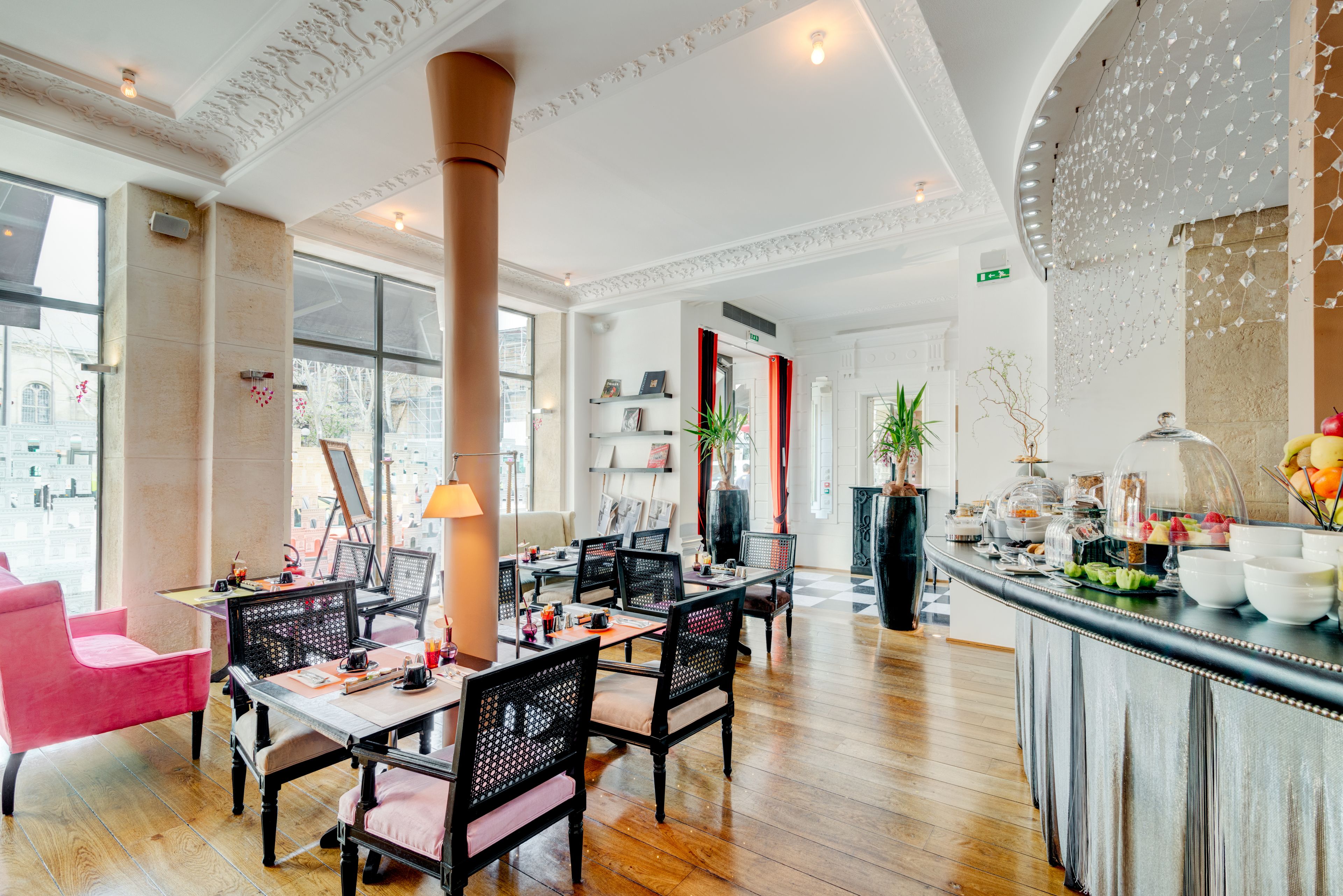 daily buffet breakfast (eur 17 per person)