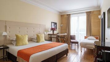 Family, 2 rooms - Complimentary soft minibar, courtesy tray, Chromecast - Snacks and digital press | Free minibar, in-room safe, desk, blackout drapes