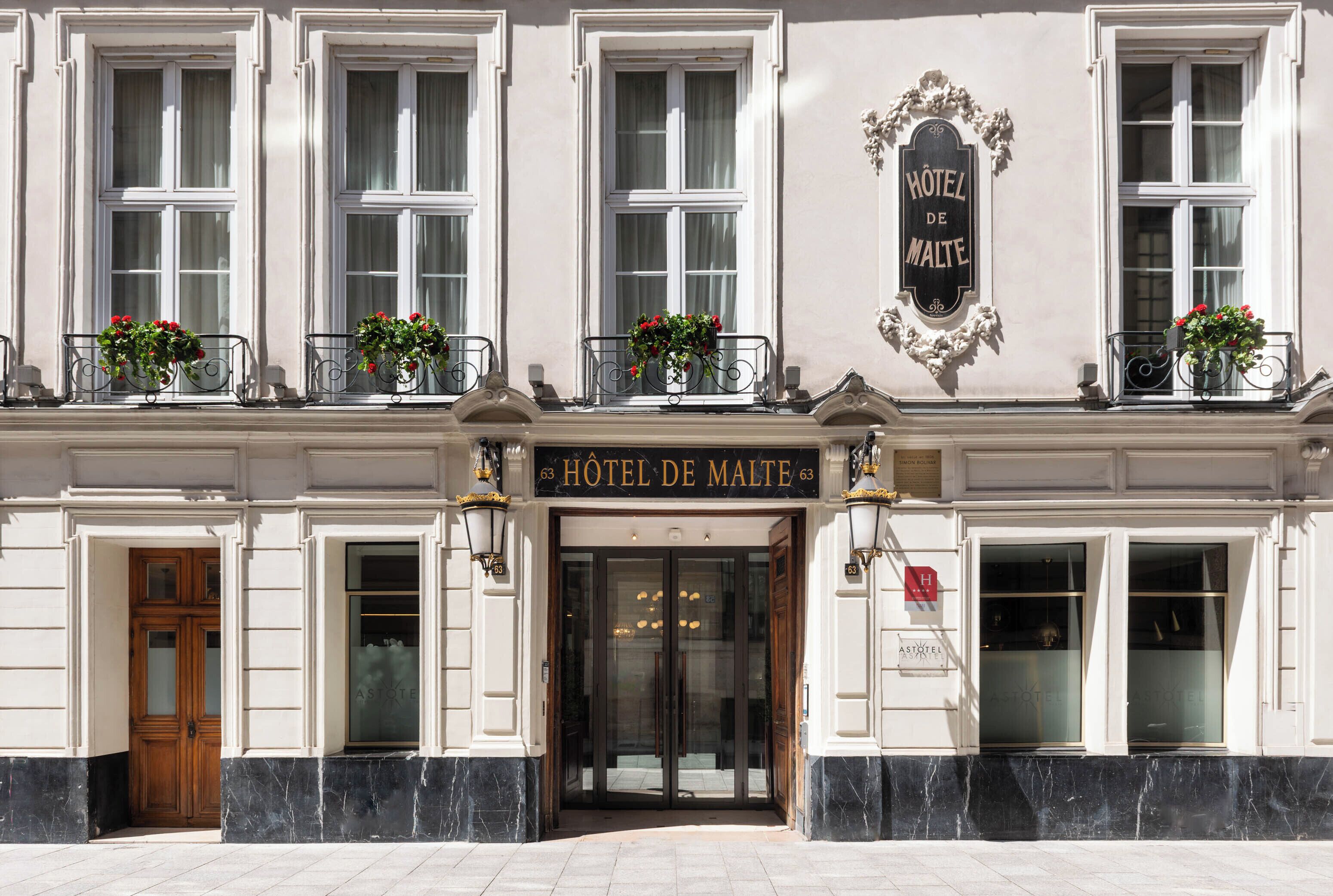Façade de l’hébergement