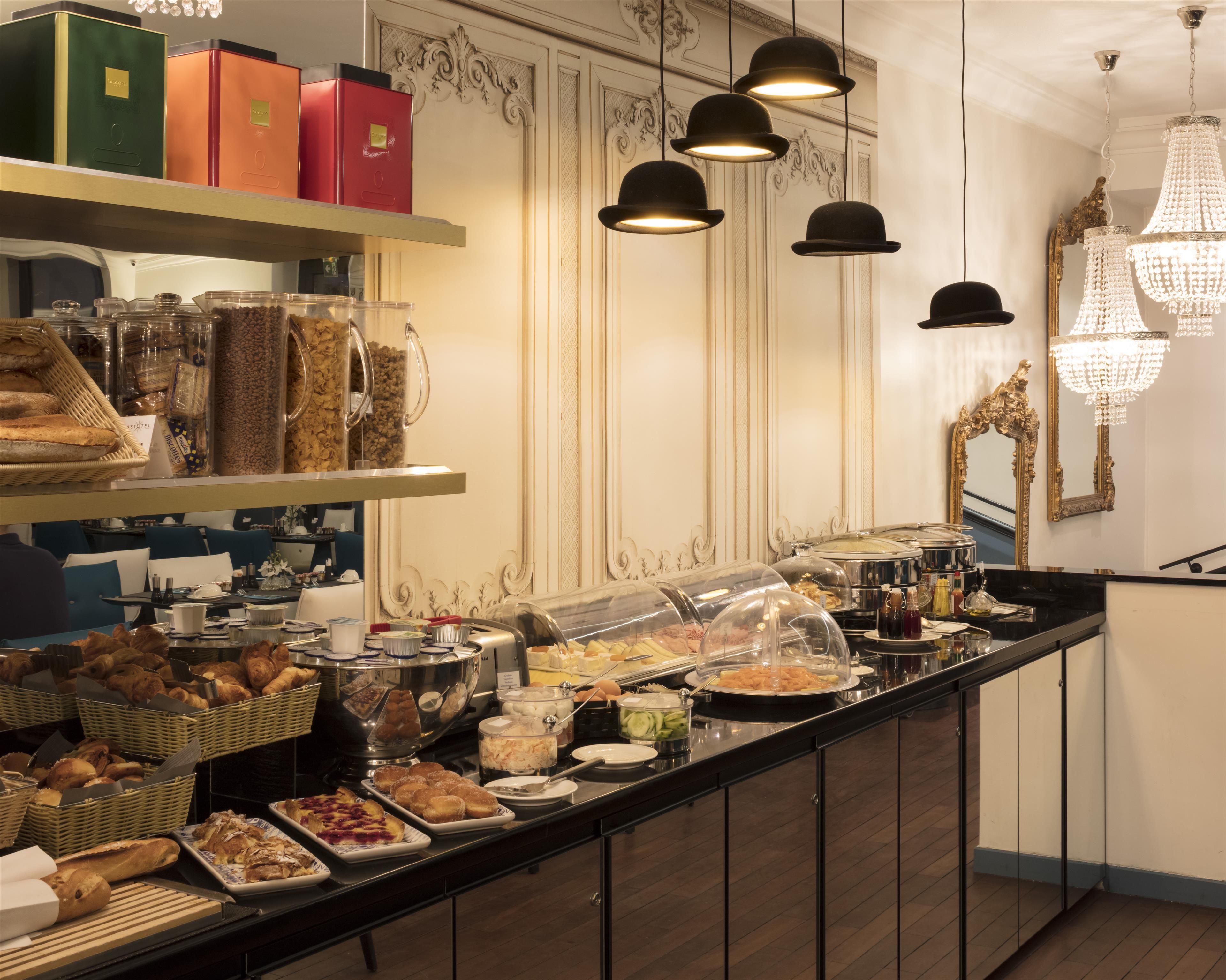daily buffet breakfast (eur 17 per person)
