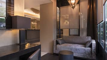 Sala de estar en el lobby