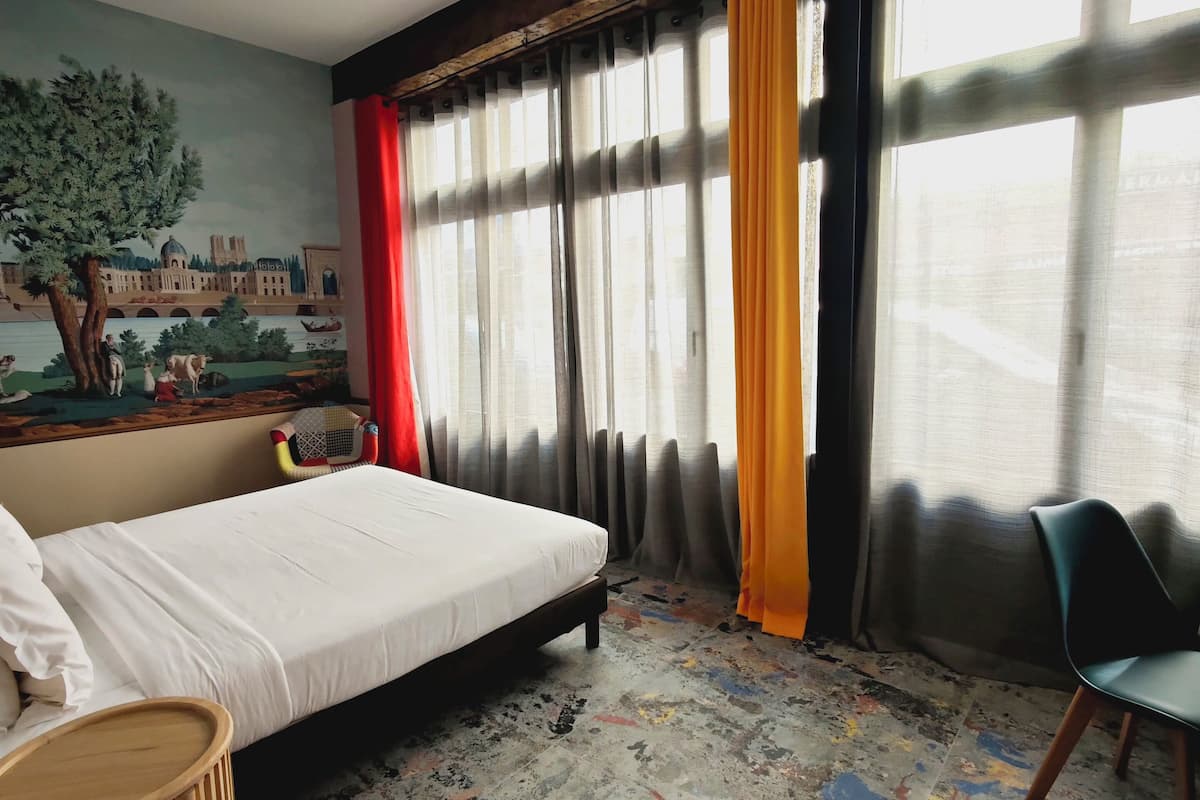 Deluxe Double Room, City View | Premium bedding, minibar, in-room safe, individually decorated