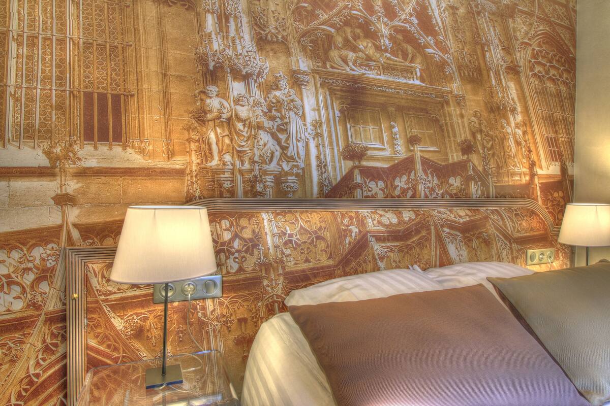 double room (cosy - with attic or courtyard view) | premium bedding, minibar, in-room safe, individually decorated