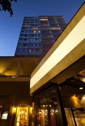 Front of property – evening/night