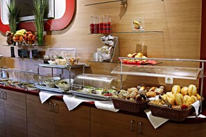 Daily buffet breakfast (EUR 15 per person)