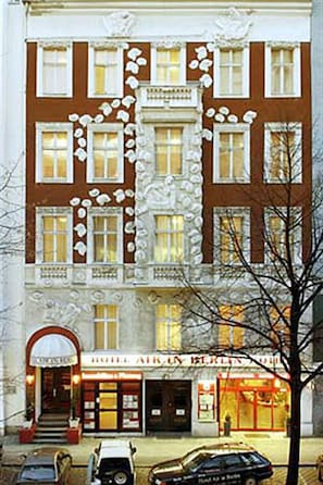 Overnatningsstedets facade