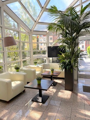 Sala de estar en el lobby