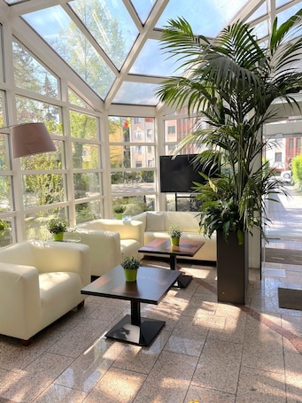 Sala de estar en el lobby