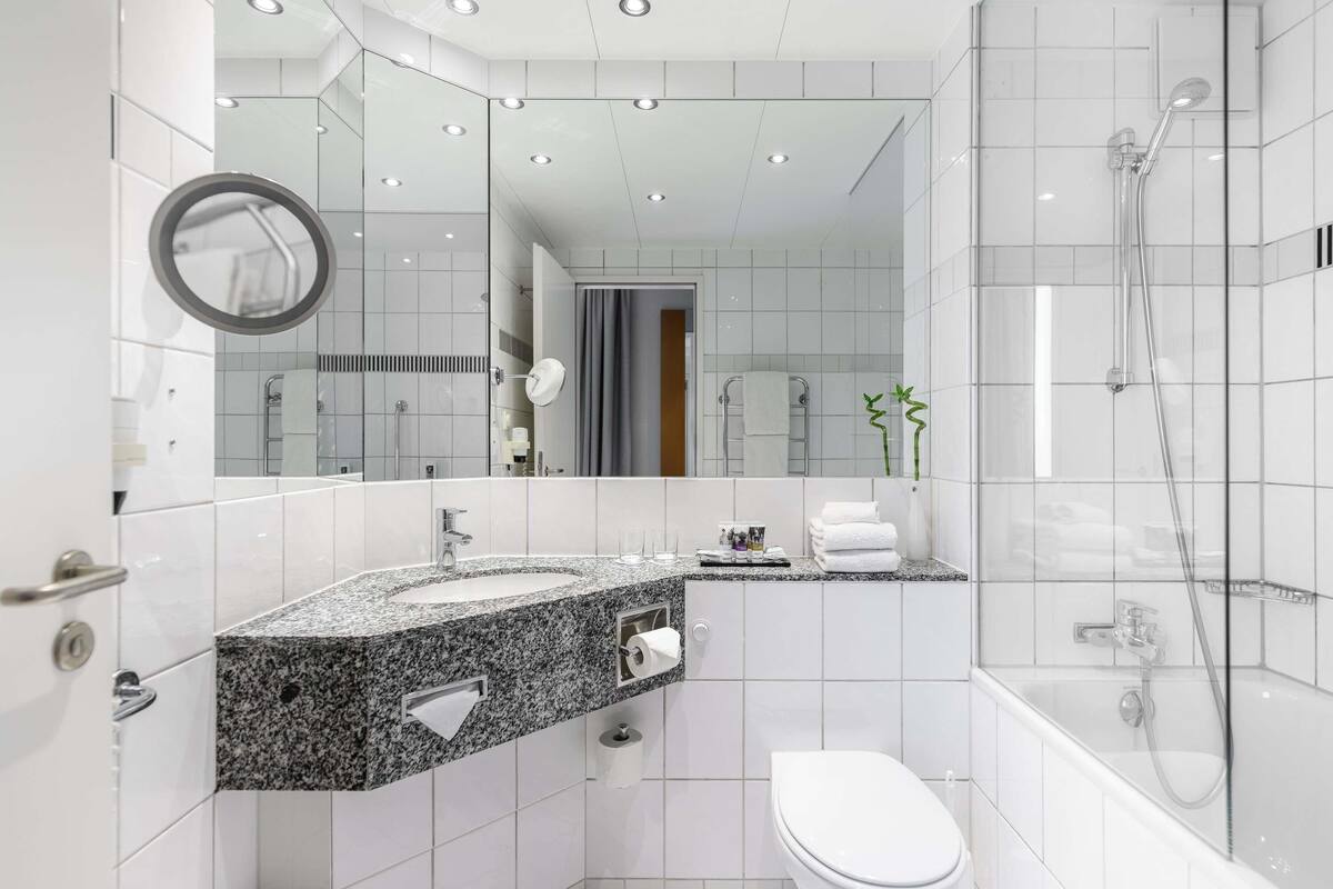 superior twin room, 2 single beds | premium bedding, desk, laptop workspace, blackout curtains