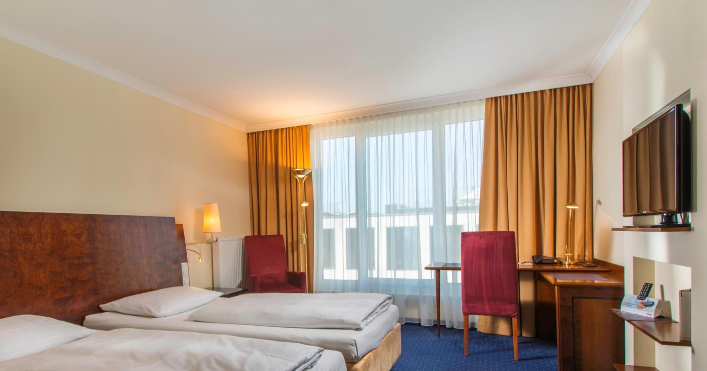 hypo-allergenic bedding, down duvets, memory-foam beds, minibar