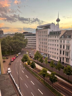 Blick vom Balkon