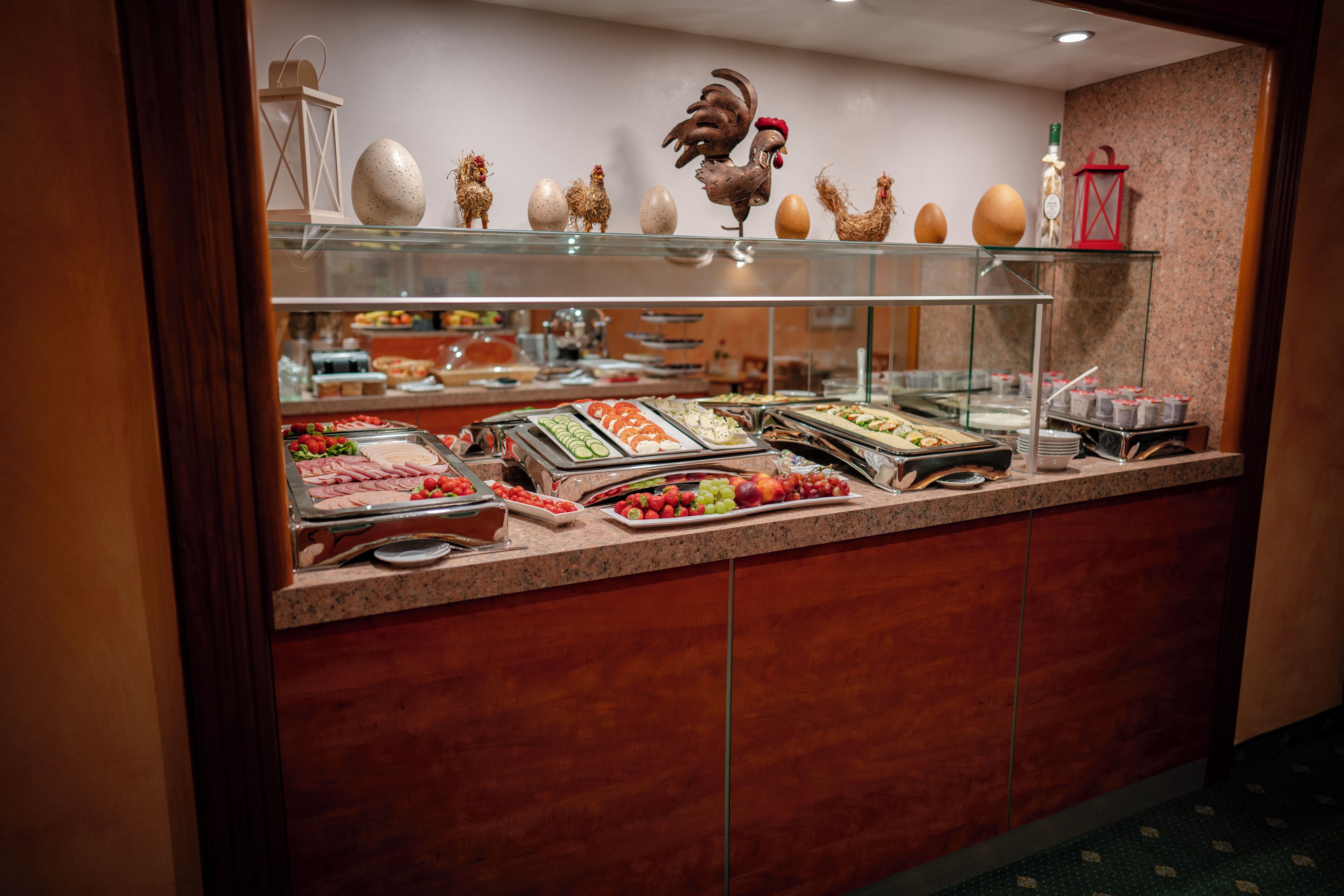 daily buffet breakfast (eur 16 per person)