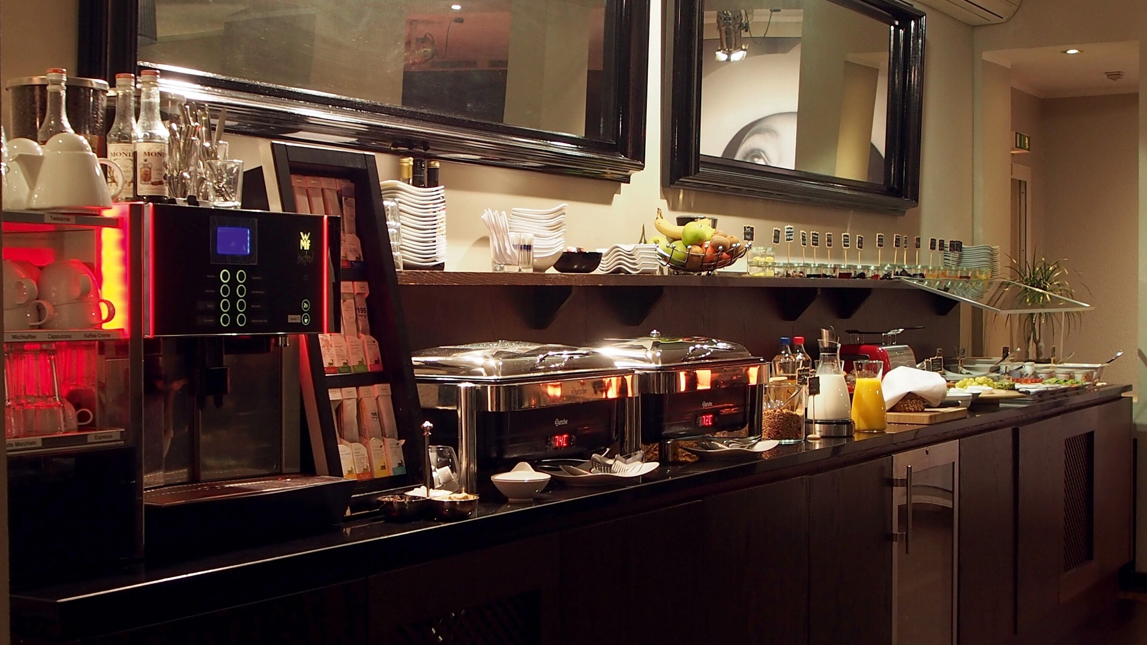 daily buffet breakfast (eur 23 per person)