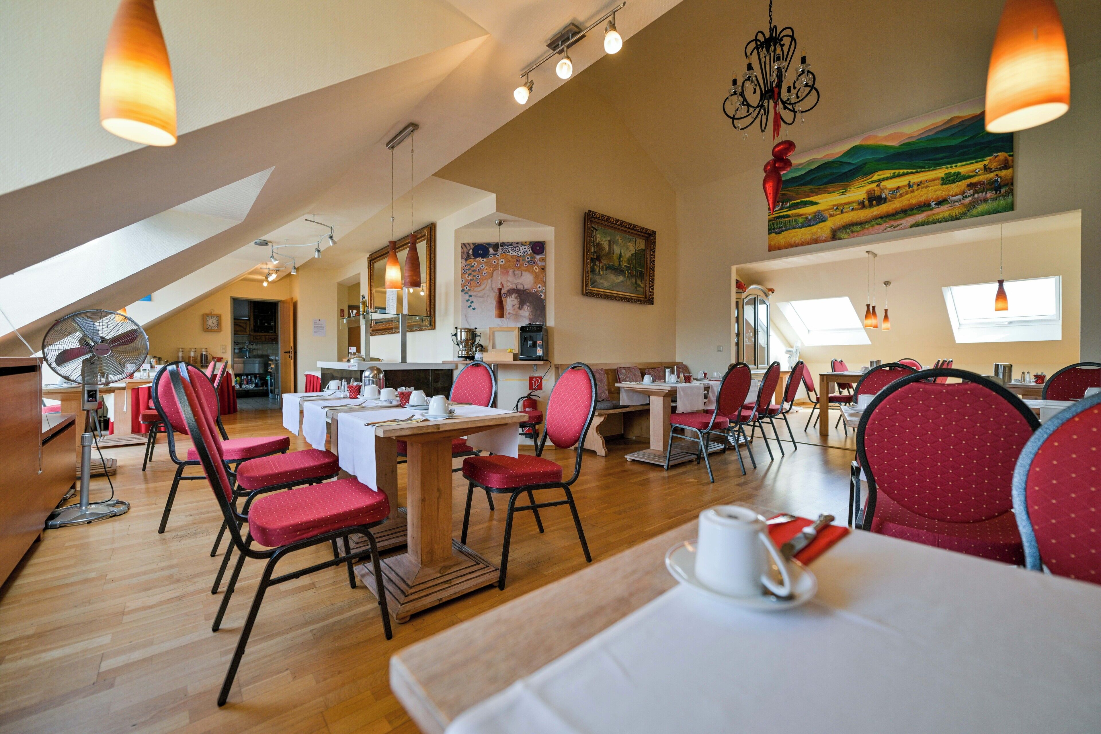 Daily buffet breakfast (EUR 18 per person)