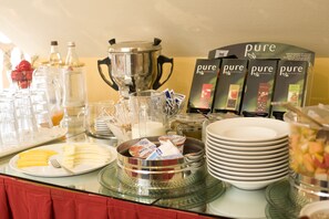 Daily buffet breakfast (EUR 18 per person)