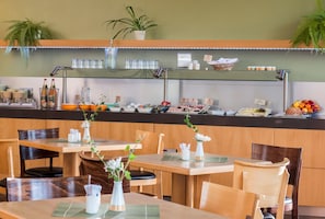 Daily buffet breakfast (EUR 12.00 per person)