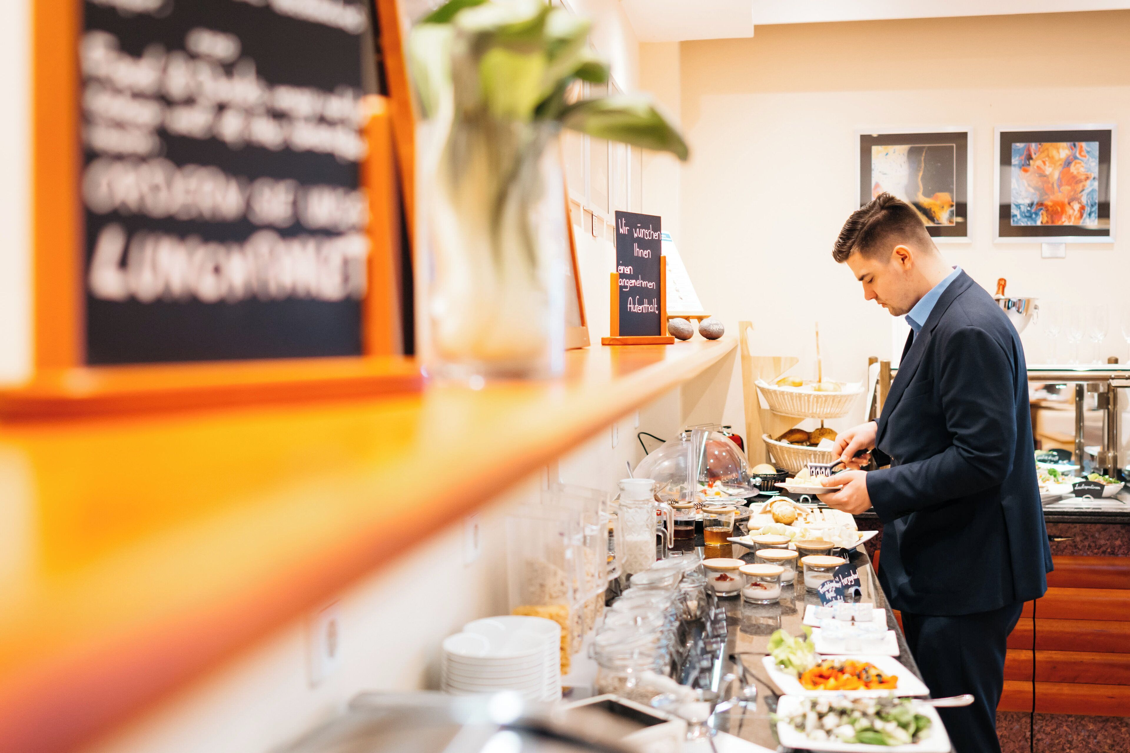 Daily buffet breakfast (EUR 16.00 per person)