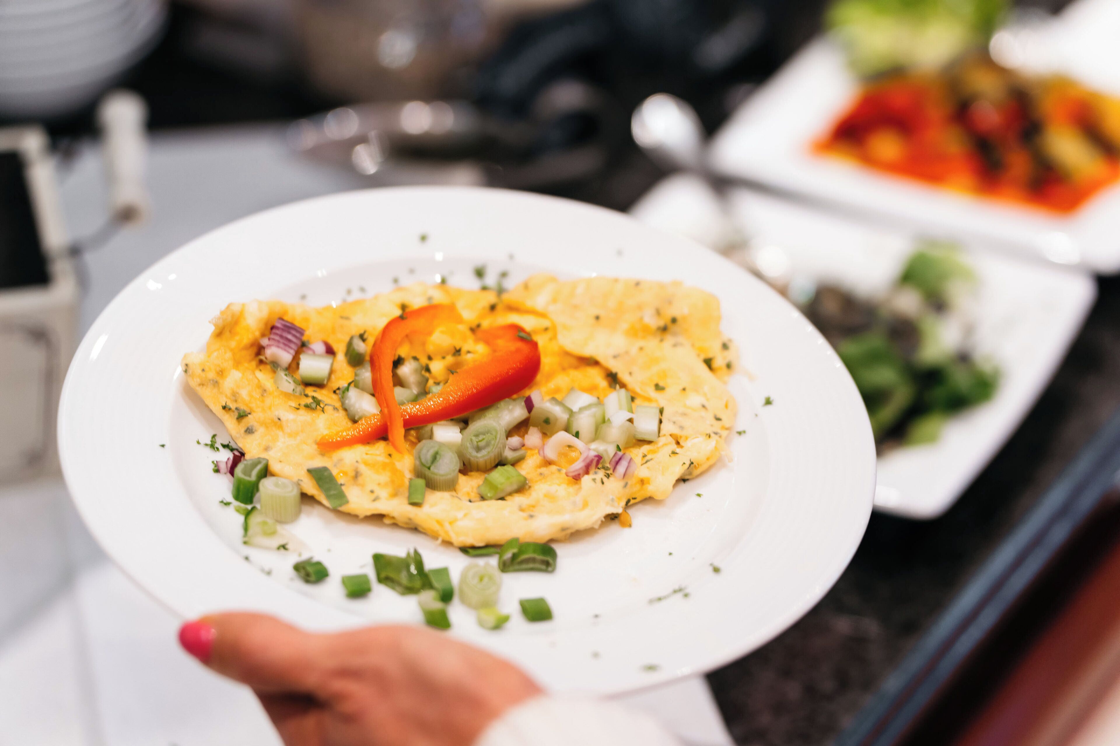 daily buffet breakfast (eur 16.00 per person)