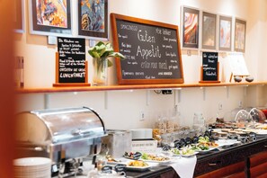 Daily buffet breakfast (EUR 16.00 per person)