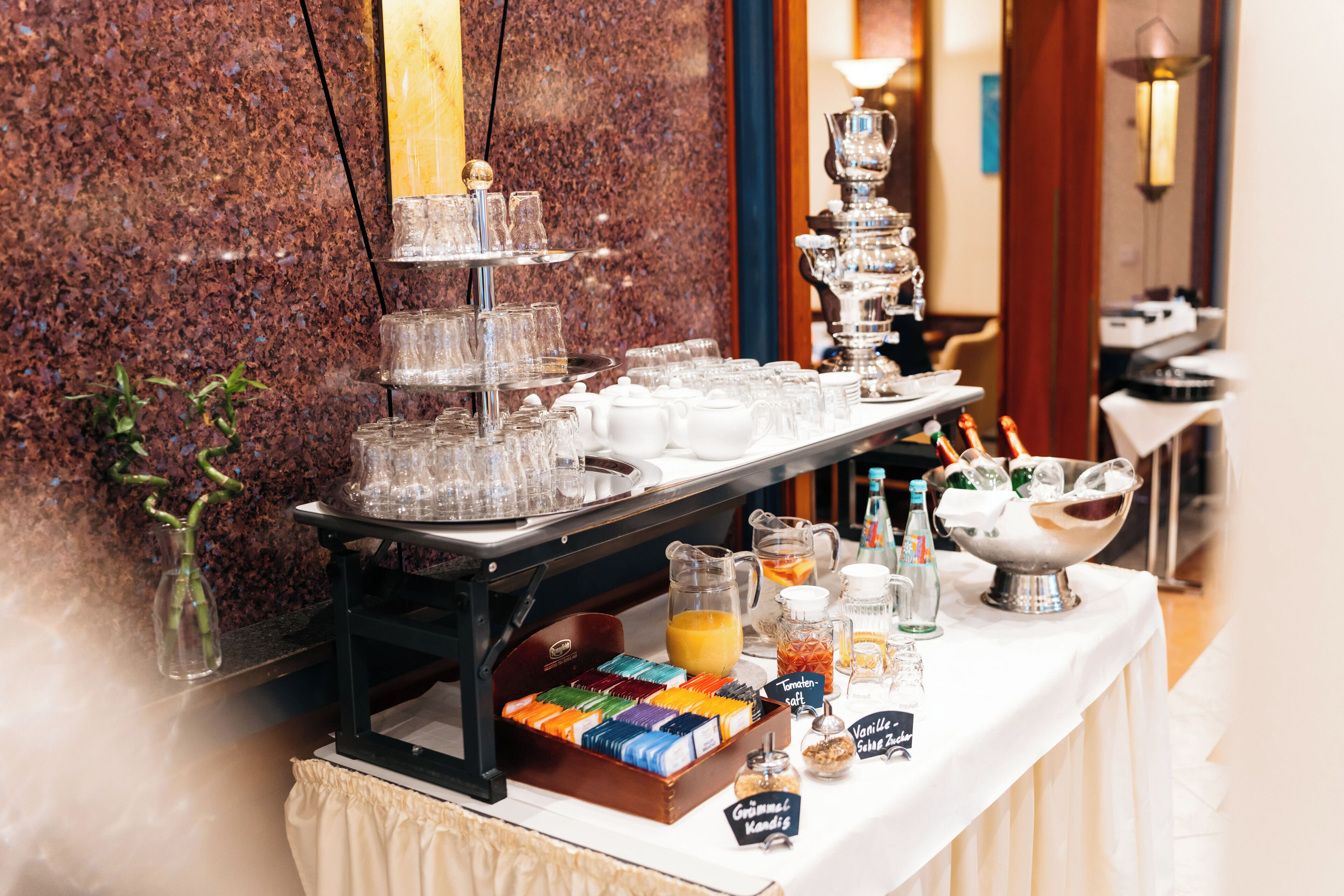 daily buffet breakfast (eur 16.00 per person)
