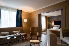 Suite, 1 King Bed, 2 Bathrooms, Garden Area (incl. 3.50€ per room/night Energy Fee) | Hypo-allergenic bedding, down comforters, in-room safe