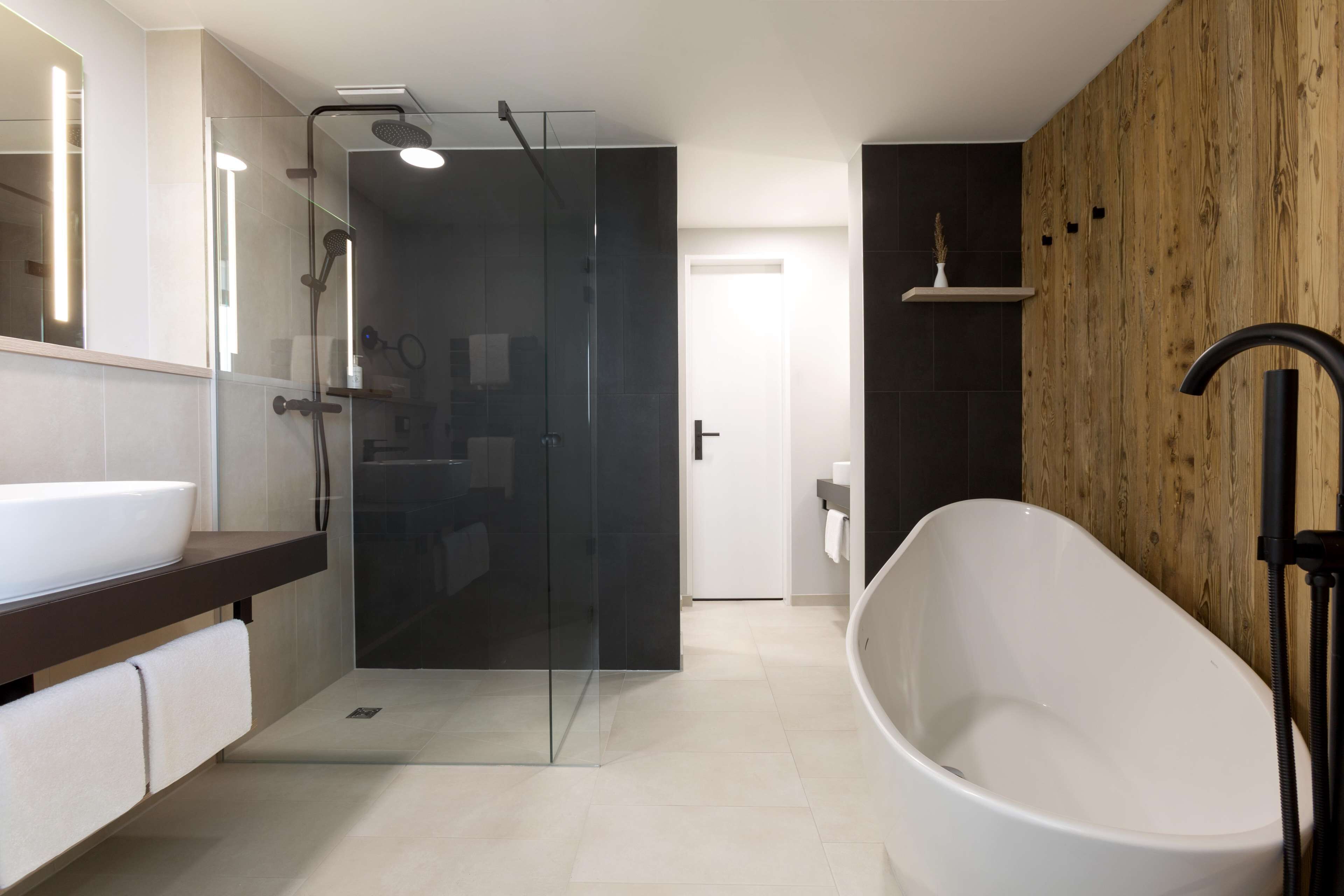 free toiletries, hair dryer, bathrobes, slippers