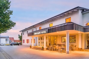 Front of property - evening/night
