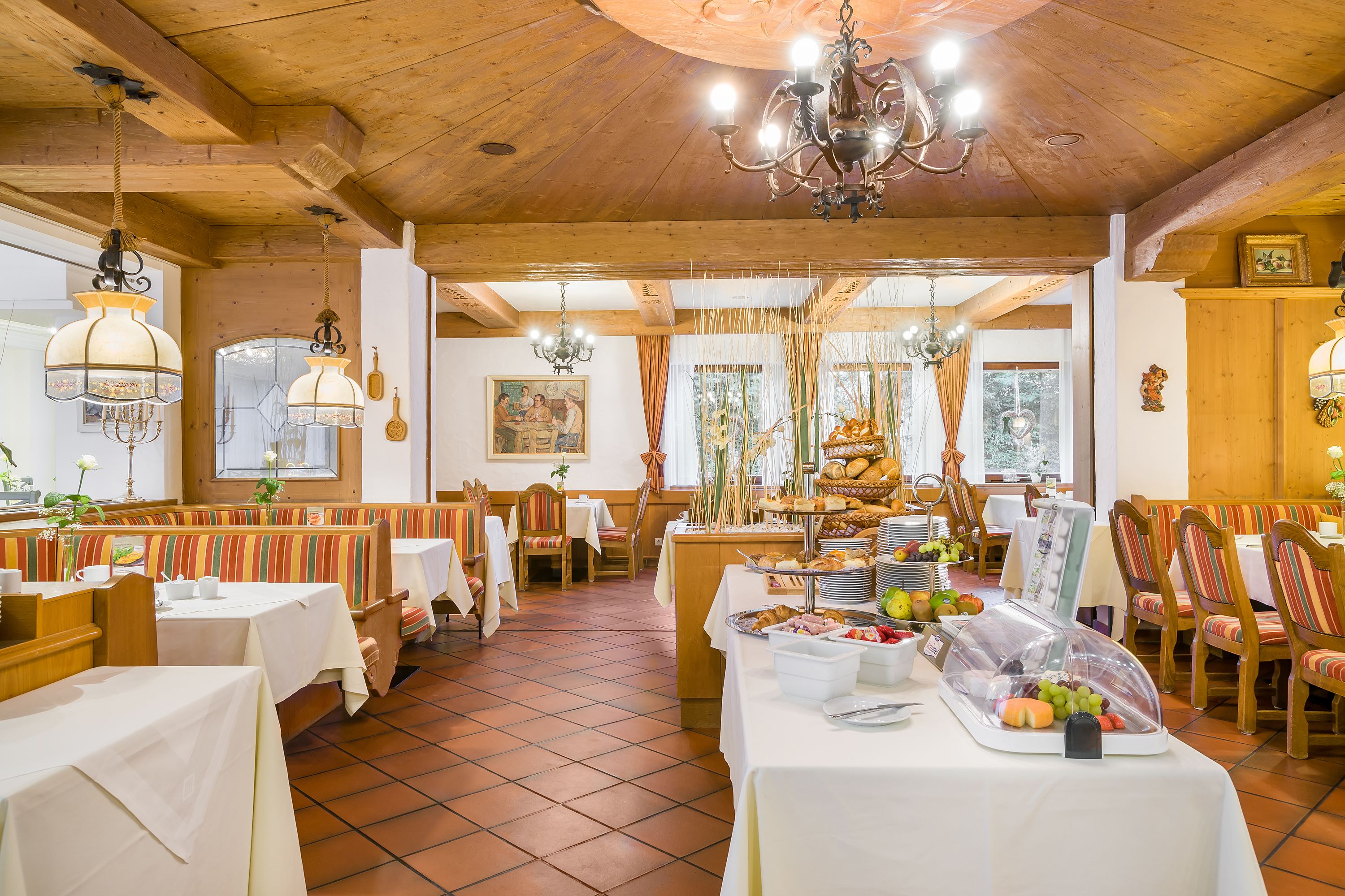 daily buffet breakfast (eur 16.50 per person)