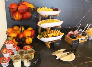 Daily buffet breakfast (EUR 10 per person)
