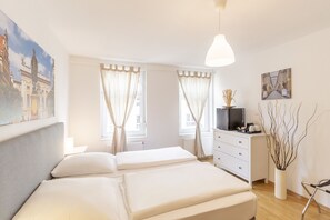 Appartement | Luxe beddengoed, geluiddichte muren, extra bedden, gratis wifi