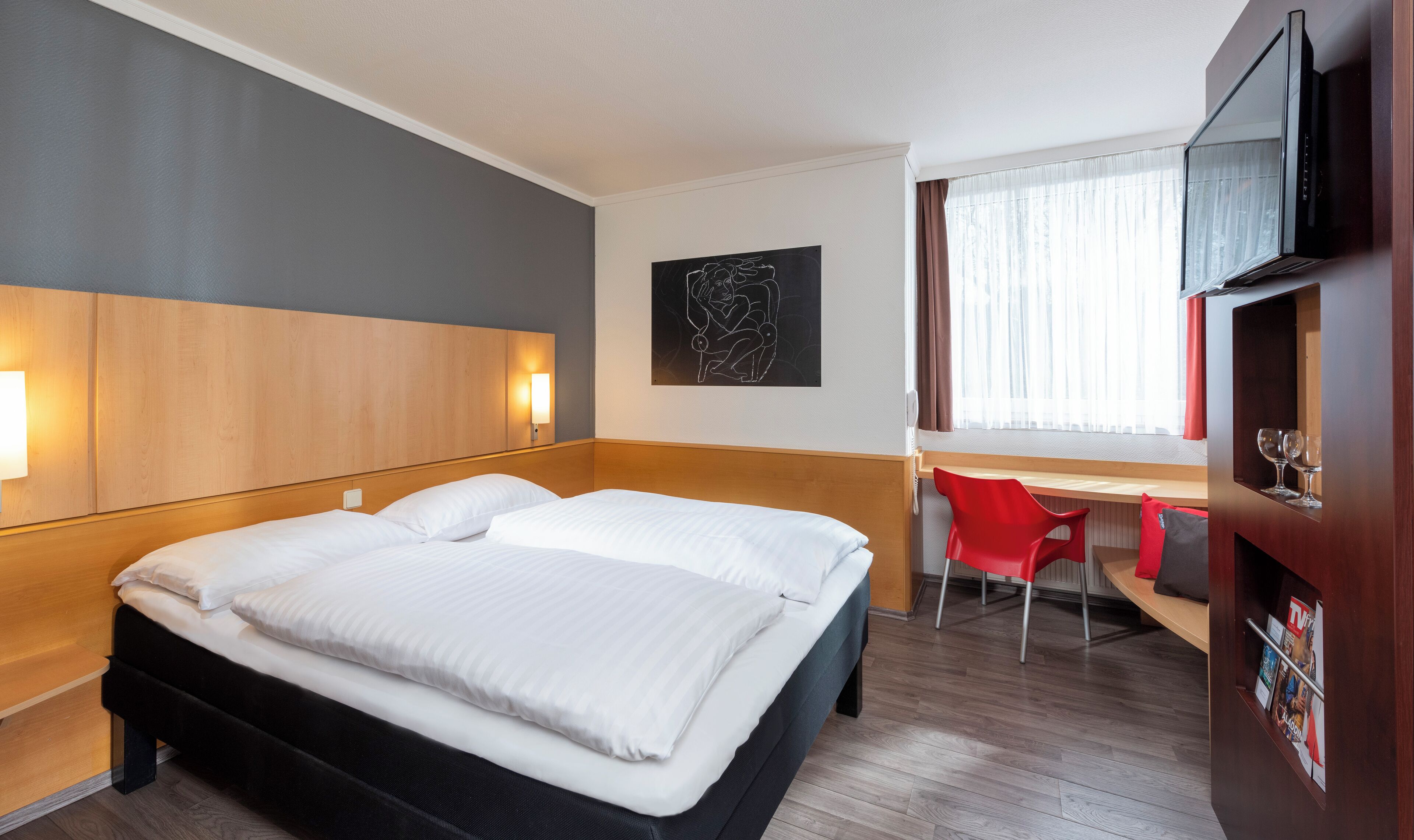 Standardzimmer, Mehrere Betten, barrierefrei | Ausblick vom Zimmer